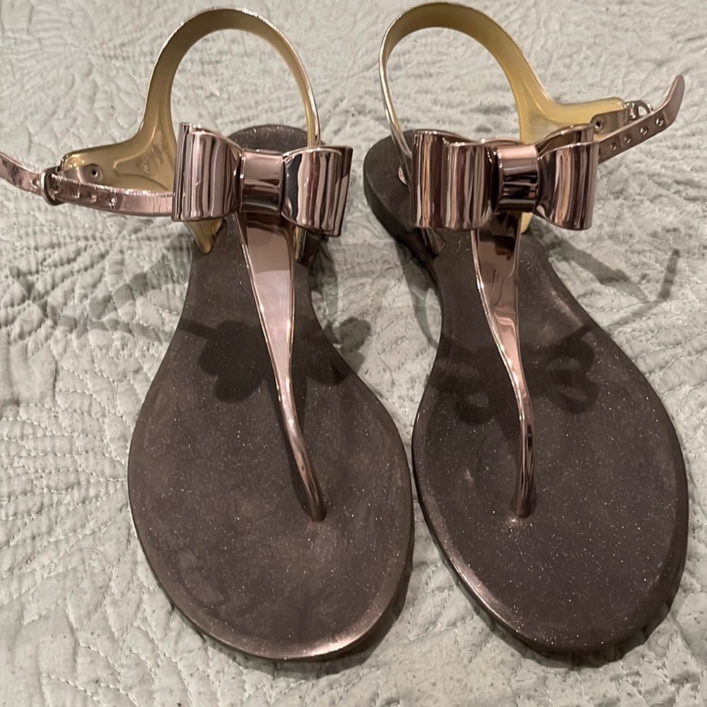 Silver BCBG sandal